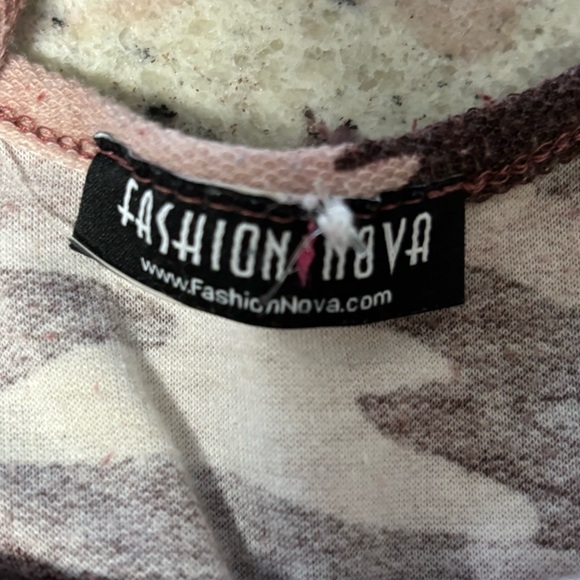 Fashion Nova Cadet Cassie Bra - Camo Pink - Picture 3 of 3